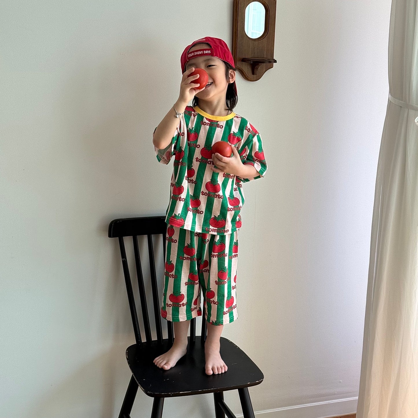 Summer Loose Fit Cotton Home Wear Set