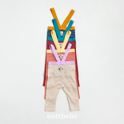 [PRE-ORDER] Macaroon Suspender Baby Top Bottom Set