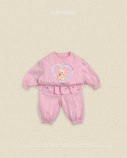 [PRE-ORDER] Cute Rabbit Top Bottom Set