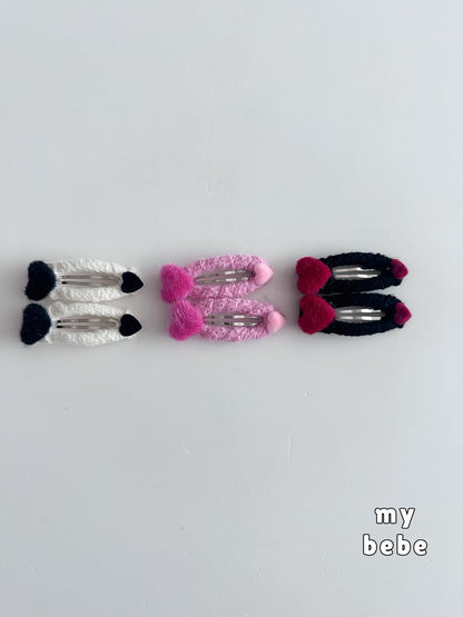 [PRE-ORDER] Winter Heart Hair Pin Set