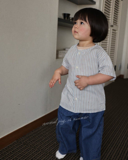 [PRE-ORDER] 3/4 Wide Denim Pants