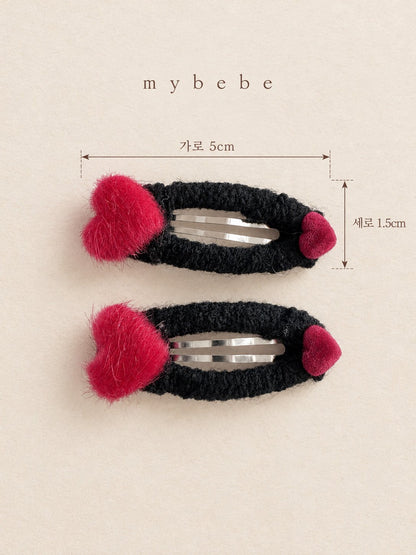 [PRE-ORDER] Winter Heart Hair Pin Set