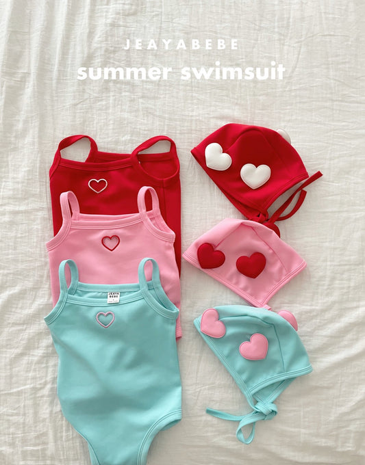 [PRE-ORDER] My Mimi Swim Suit + Bonnet Set