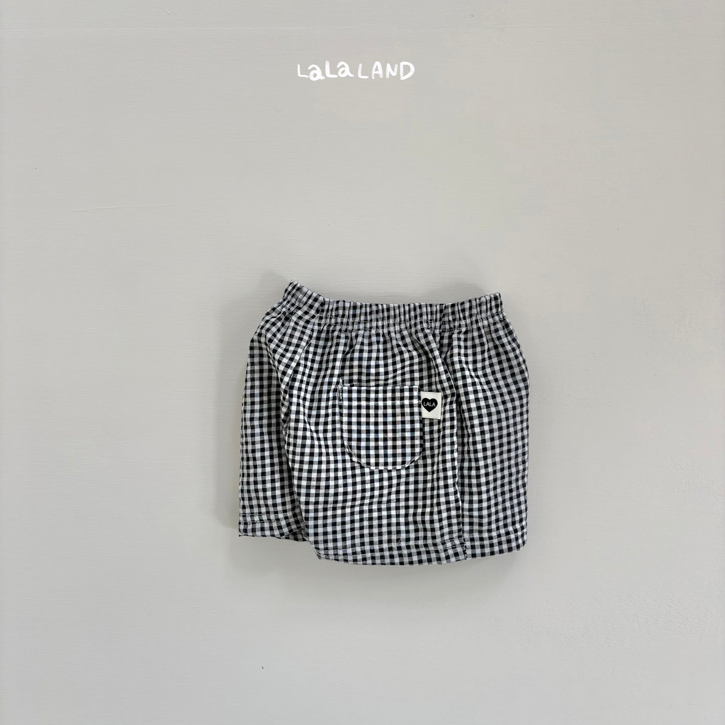 Check Baby Shorts [Olive/6m]