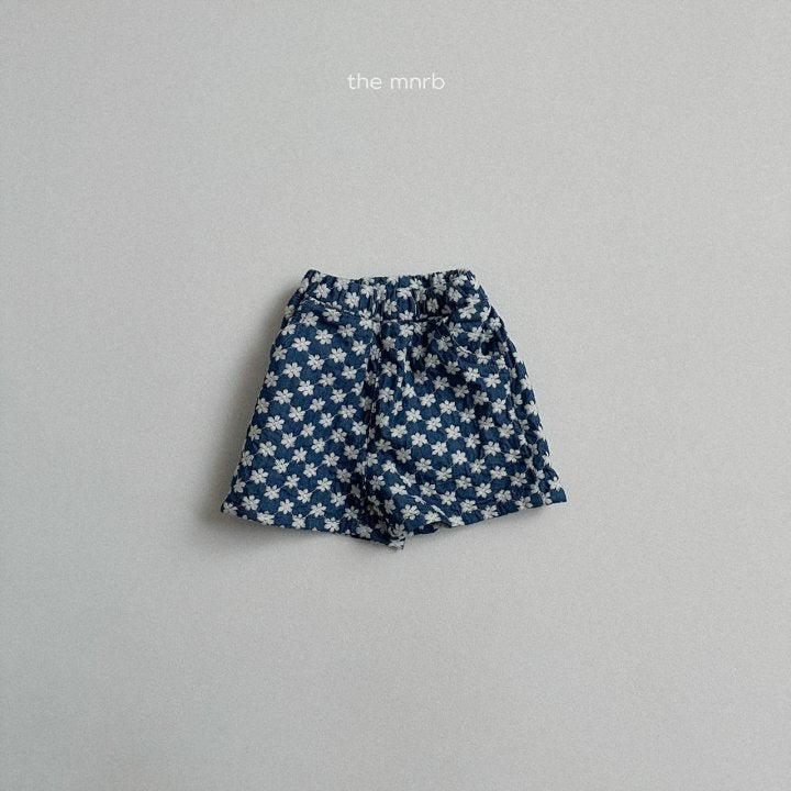 [PRE-ORDER] Flower Denim Shorts
