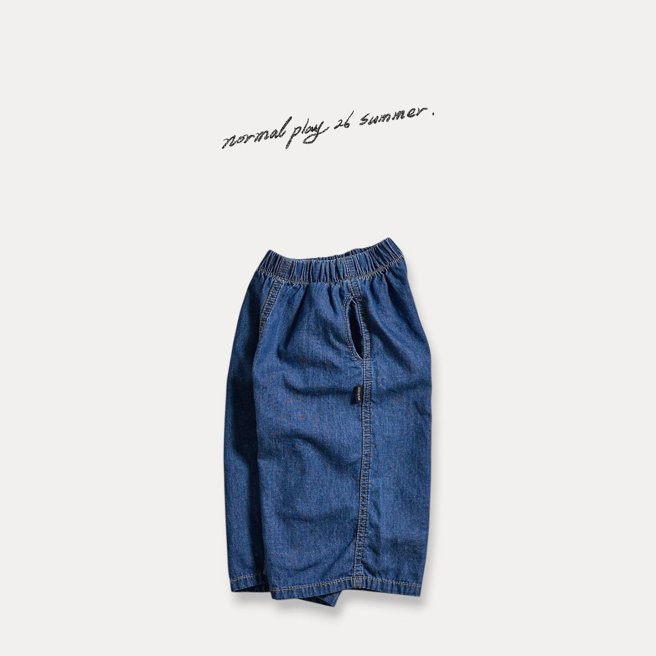 [PRE-ORDER] 3/4 Wide Denim Pants