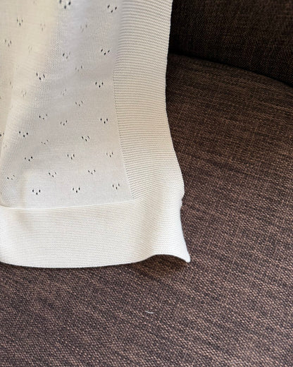 [PRE-ORDER] Eyelet Knit Blanket