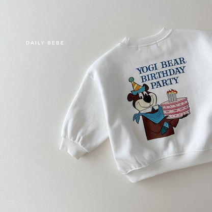 Birthday Sweatshirts [Ivory,White Melange/XS(1-2yr)]