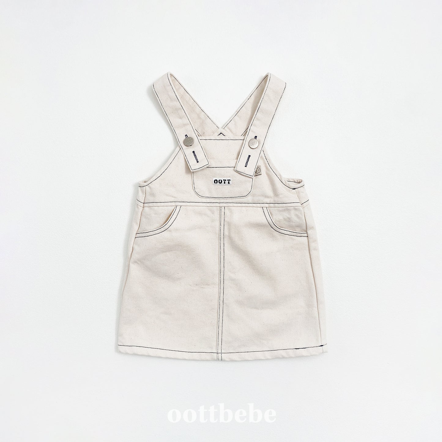 [PRE-ORDER] Denim Suspender Dress