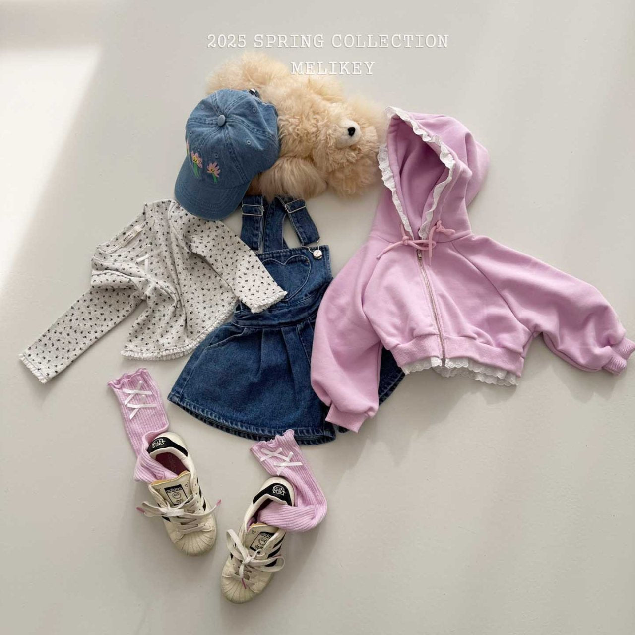 Rose Crop T-Shirts [Oatmeal/L(4-5yr)]