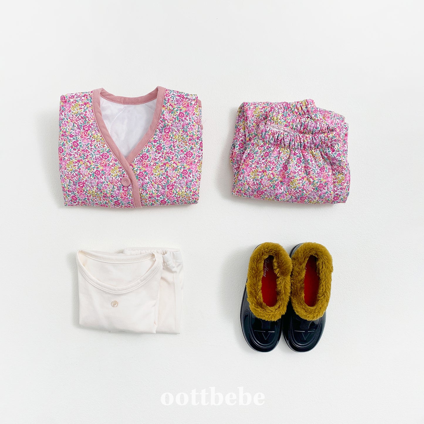 [Limit Time Order] Grandma Vest Bottom Set