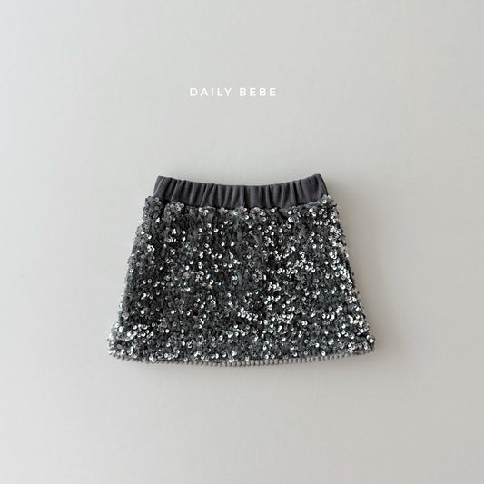 Spangles Skirts [Silver/JS(7-8yr)]