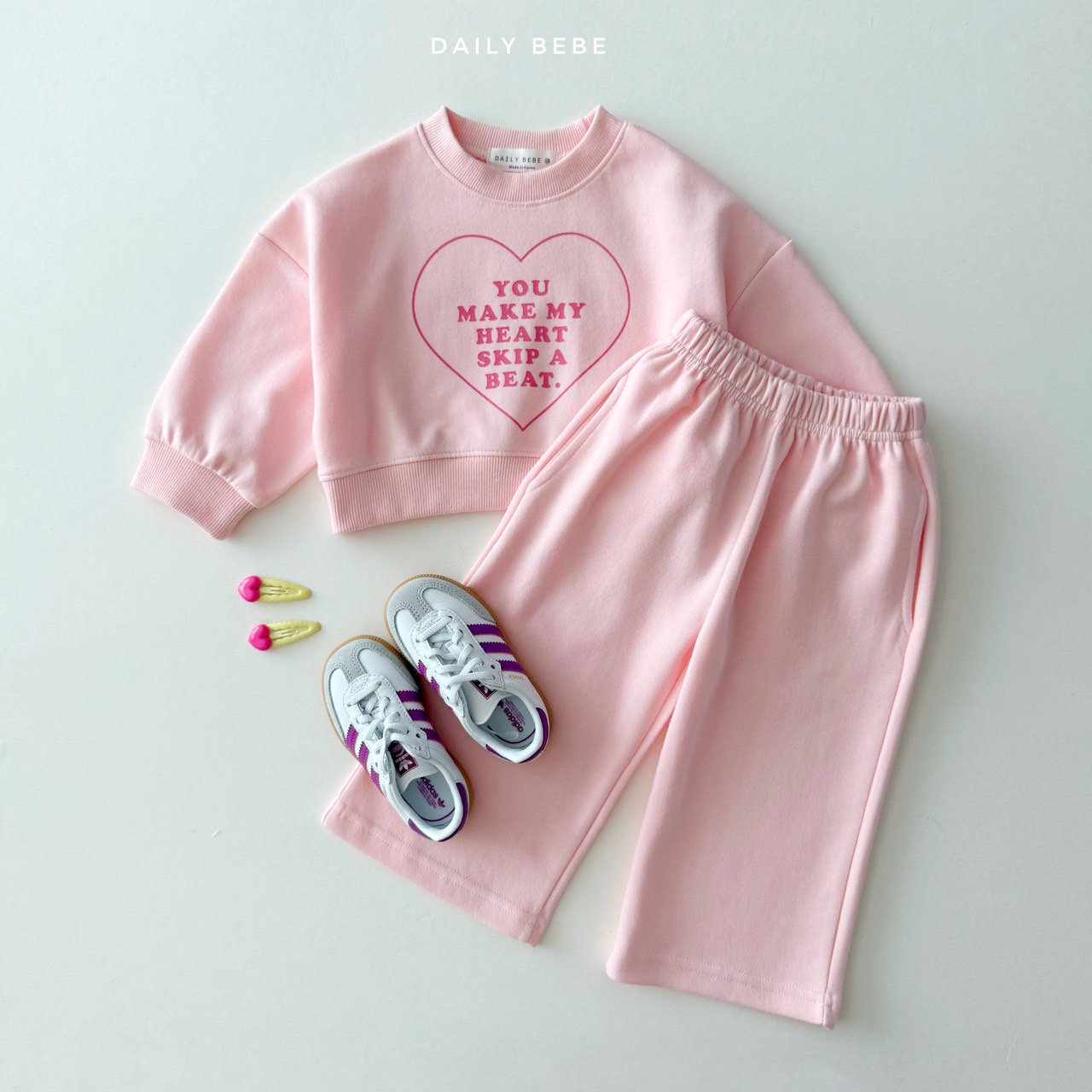 [PRE-ORDER] Heart Wide Top Bottom Set