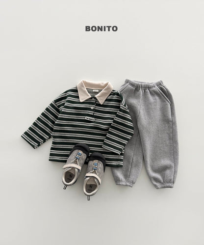 [PRE-ORDER] Stripe Choco Collar T-Shirts
