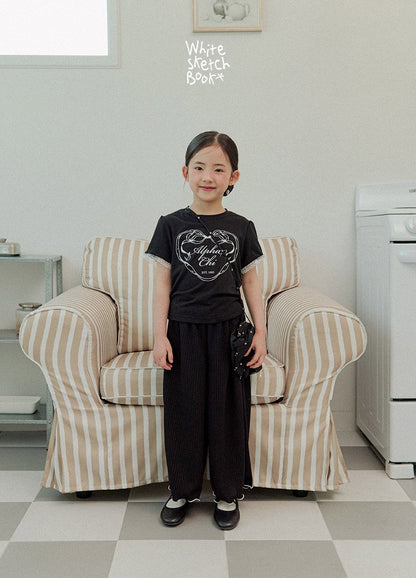 [PRE-ORDER] Ribbon Lace Shirring T-Shirts