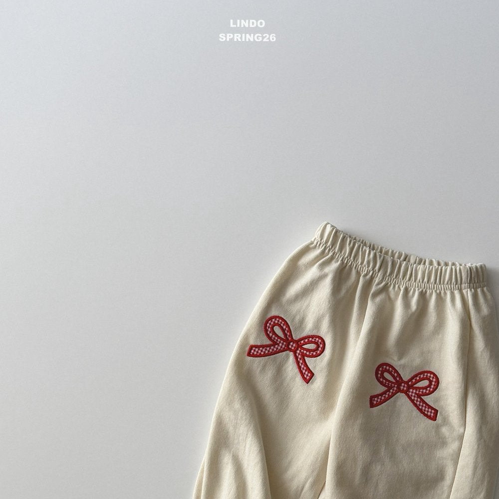[PRE-ORDER] Check Ribbon Jogger Pants