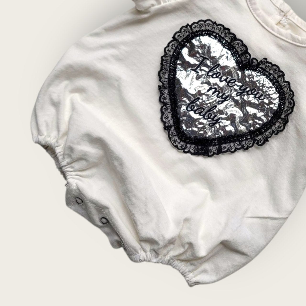 [PRE-ORDER] Lace Heart Body Suit + Hair Band Set