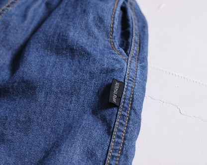 [PRE-ORDER] 3/4 Wide Denim Pants