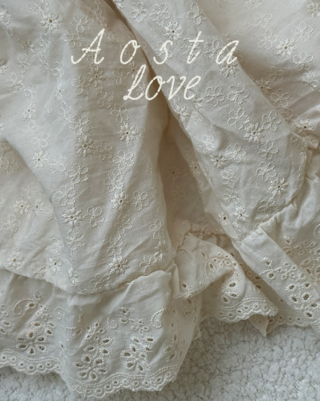 [PRE-ORDER] Lace Cotton Open Dress