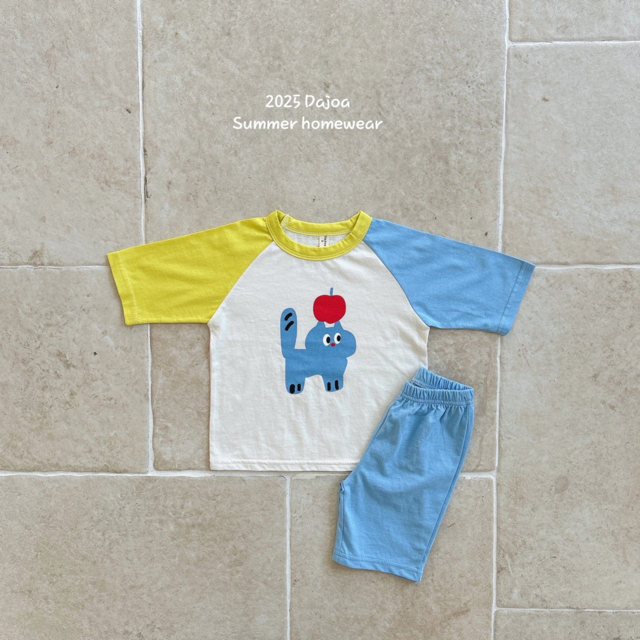 [PRE-ORDER] Animal Color Block Home Wear Set