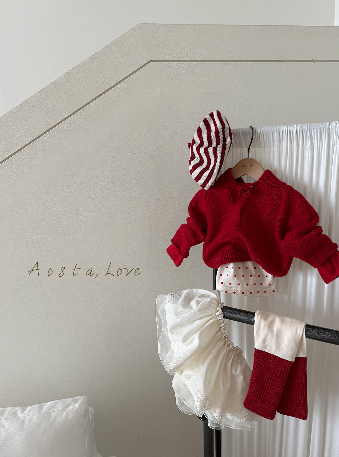 Every Day Leggings [Red/L(2-3yr)]