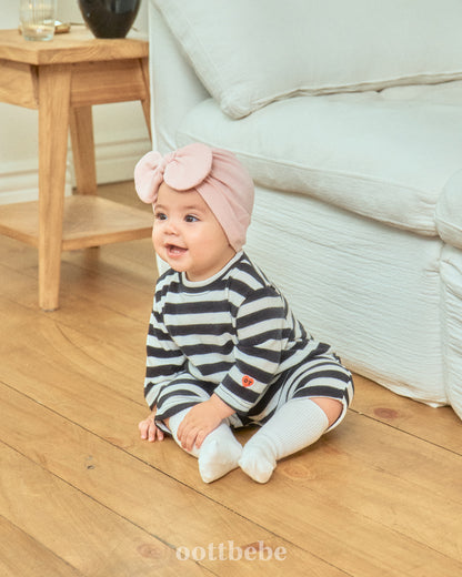 [PRE-ORDER] Mix Stripe Body Suit