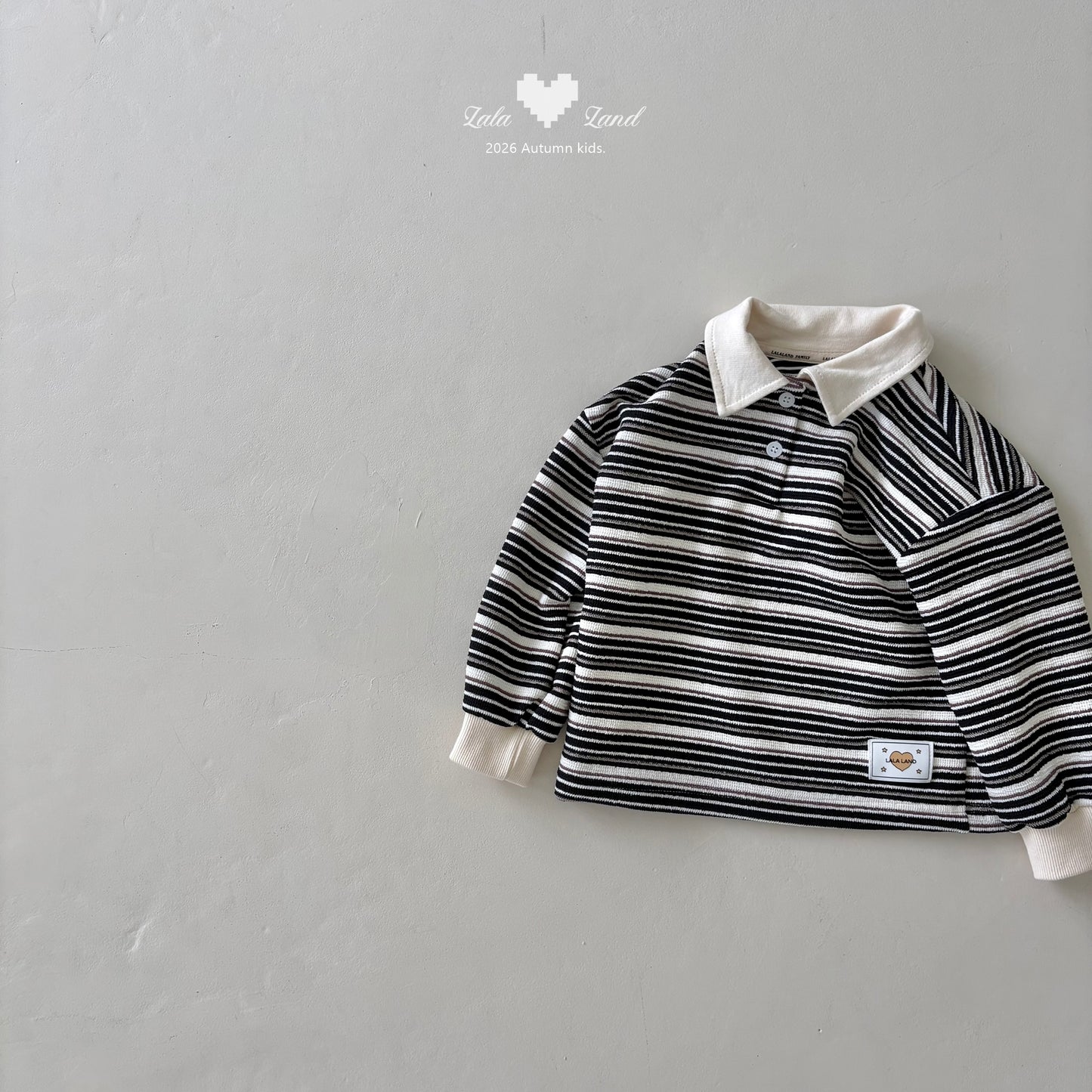 [PRE-ORDER] Pigment Stripe Collar T-Shirts