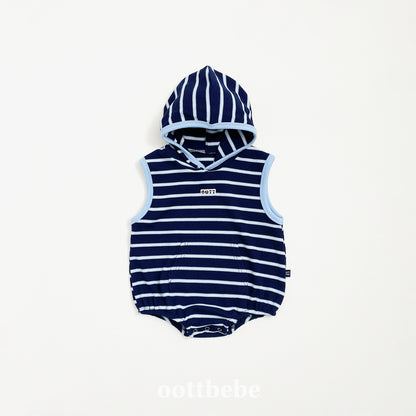 [PRE-ORDER] Urban Stripe Hoodie Body Suit