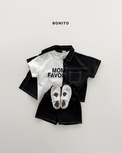[PRE-ORDER] Two Pocket Linen Top Bottom Set