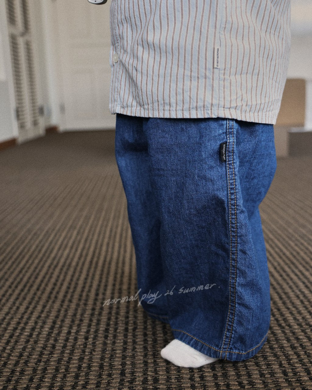 [PRE-ORDER] 3/4 Wide Denim Pants