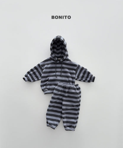 [PRE-ORDER] Bold Stripe Fleece Hoodie Sweatshirts