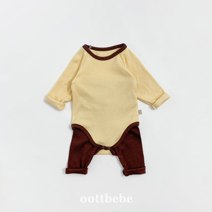 [PRE-ORDER] Pudding Modal Body Suit + Leggings Set