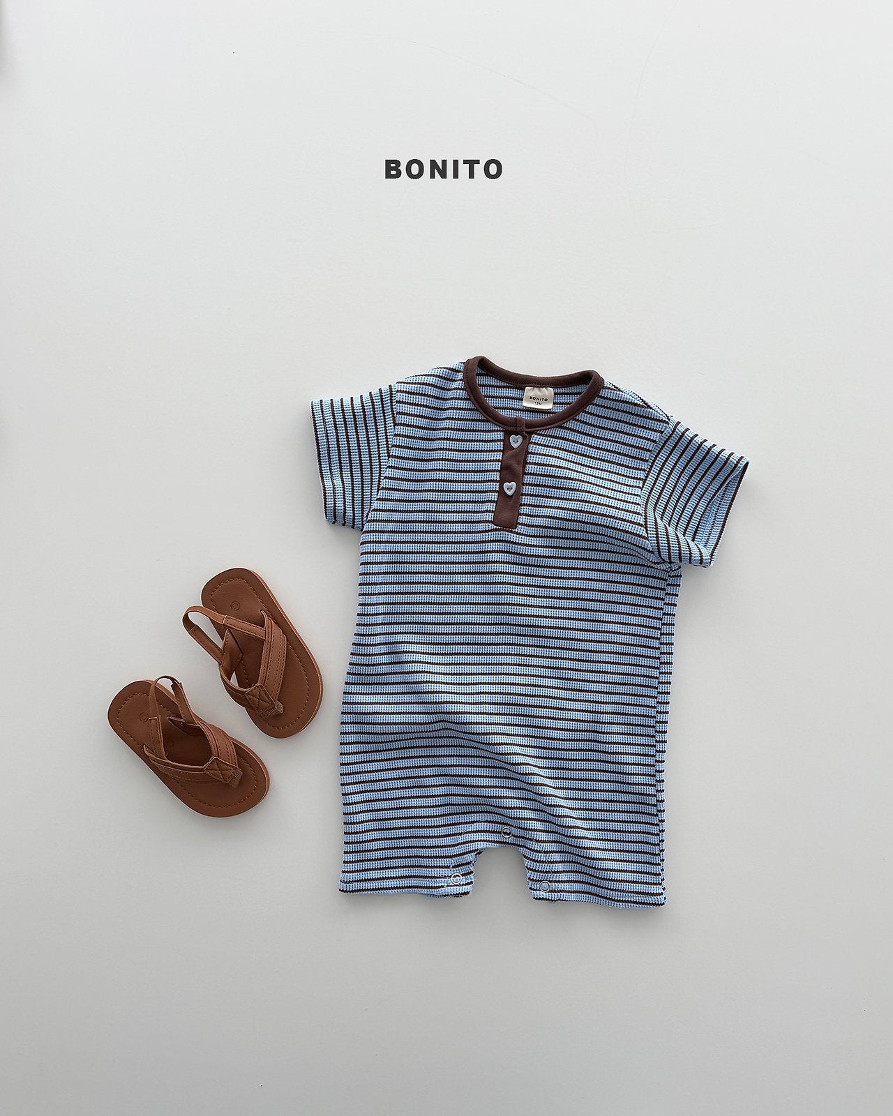 [PRE-ORDER] Summer Waffle Stripe Body Suit