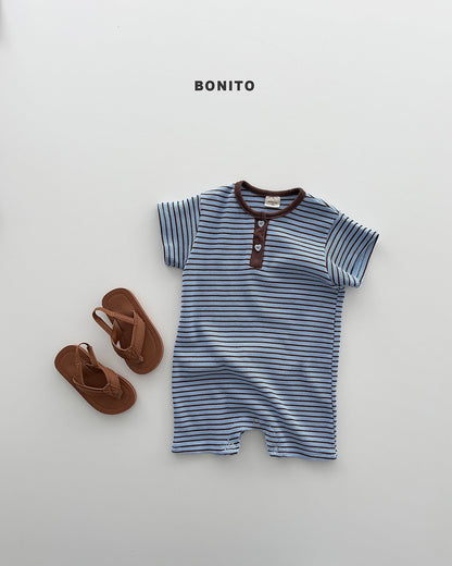 [PRE-ORDER] Summer Waffle Stripe Body Suit