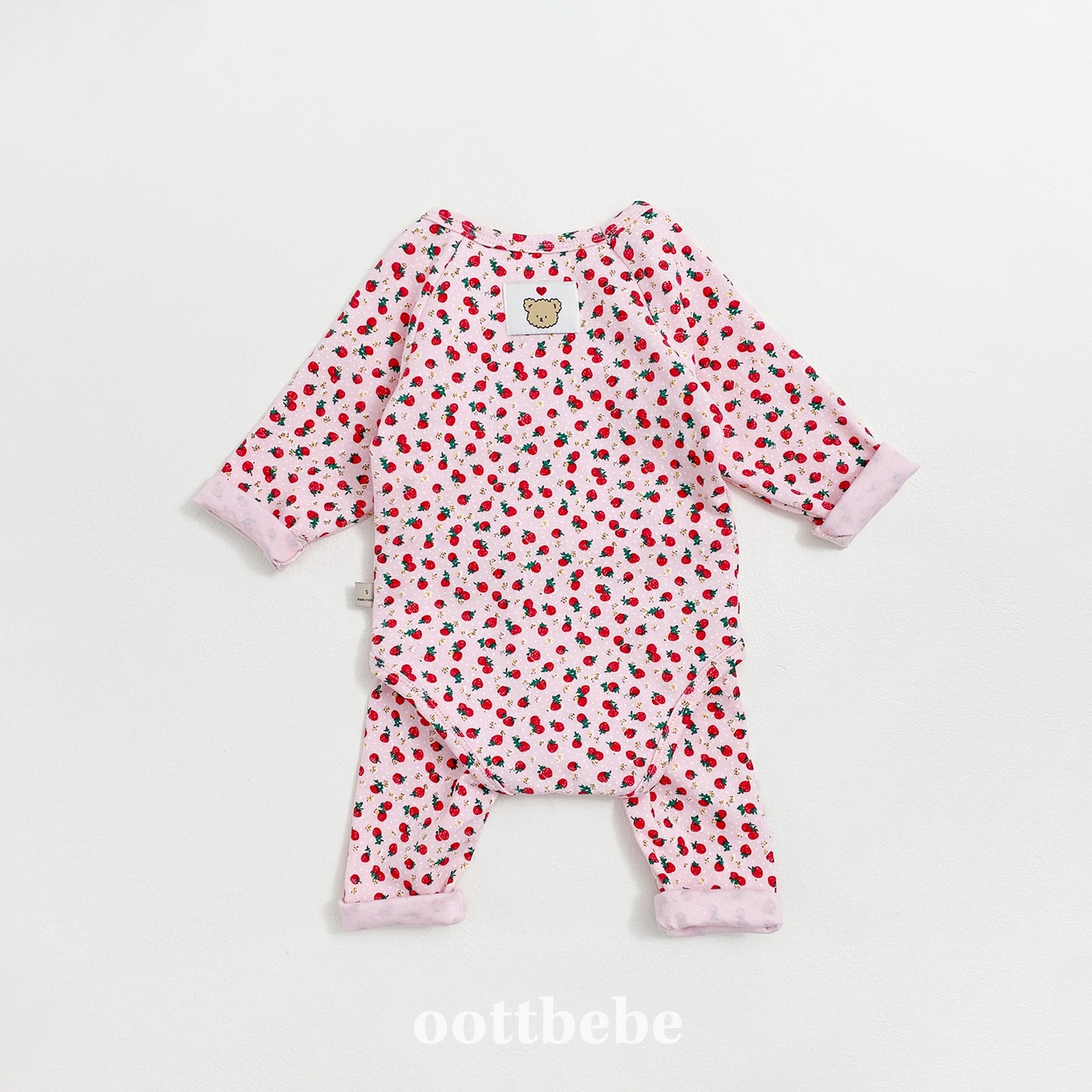 [PRE-ORDER] Strawberry Body Suit + Leggings Set