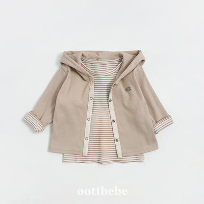 [PRE-ORDER] Olive Cardigan + T-Shirts Set