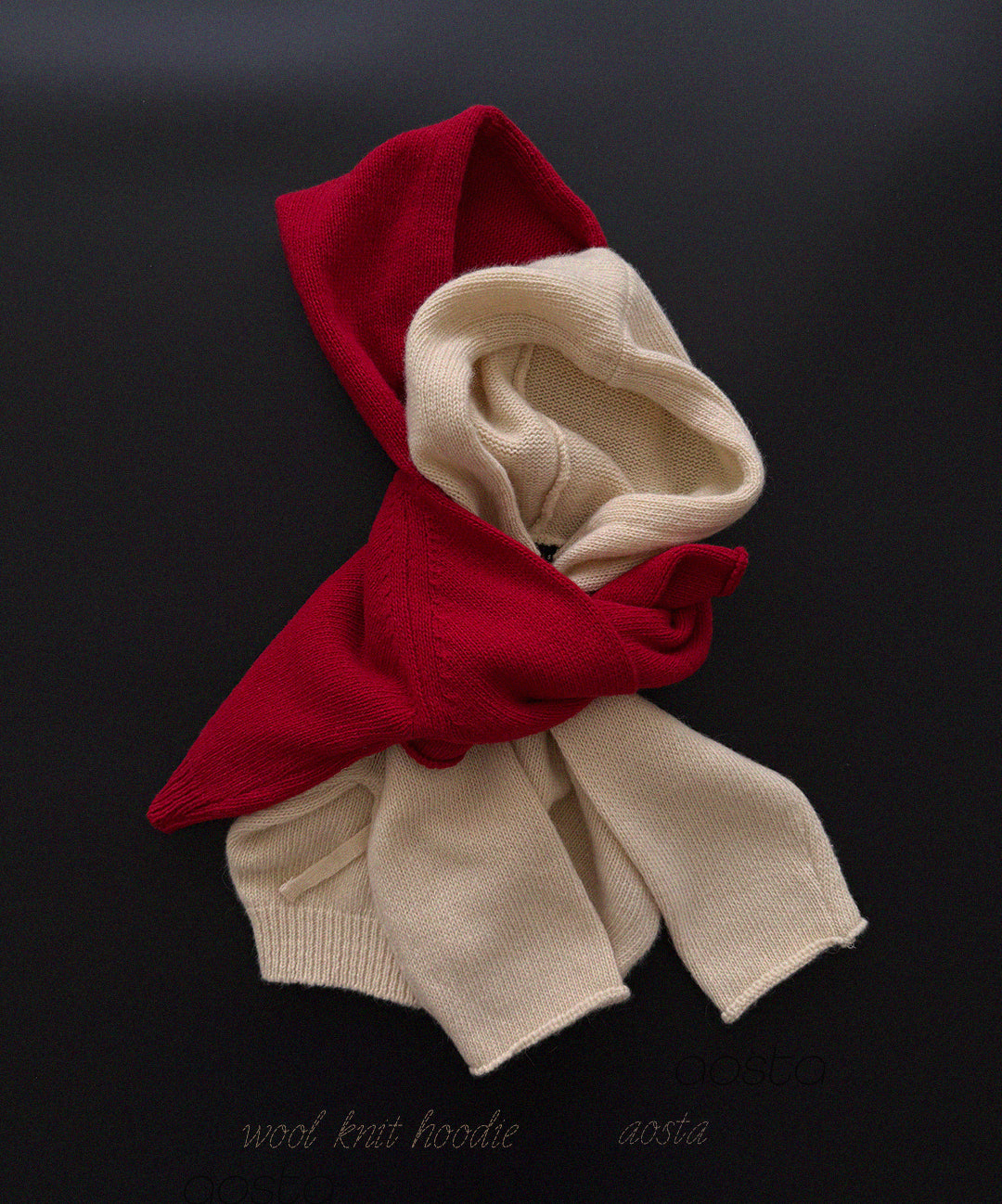 Cookie Sweater Hoodie Top [Red/L(3-5yr)]