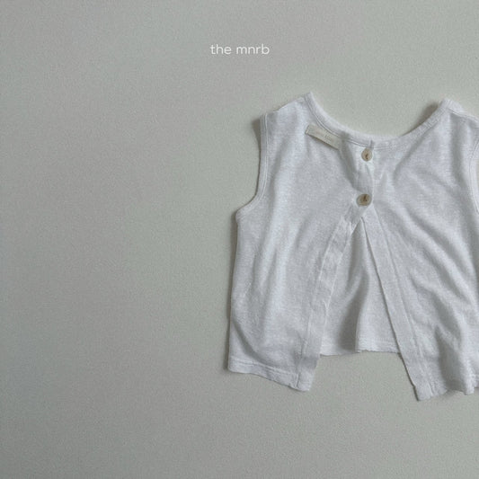 Little Open Sleeveless Top [Ivory/L(2-3yr)]