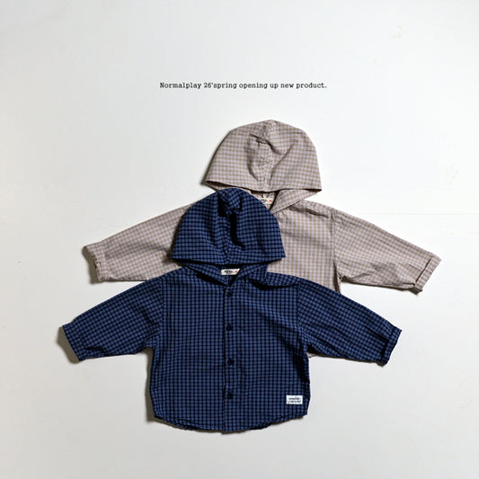 [PRE-ORDER] Peter Pan Check Hoodie Shirts