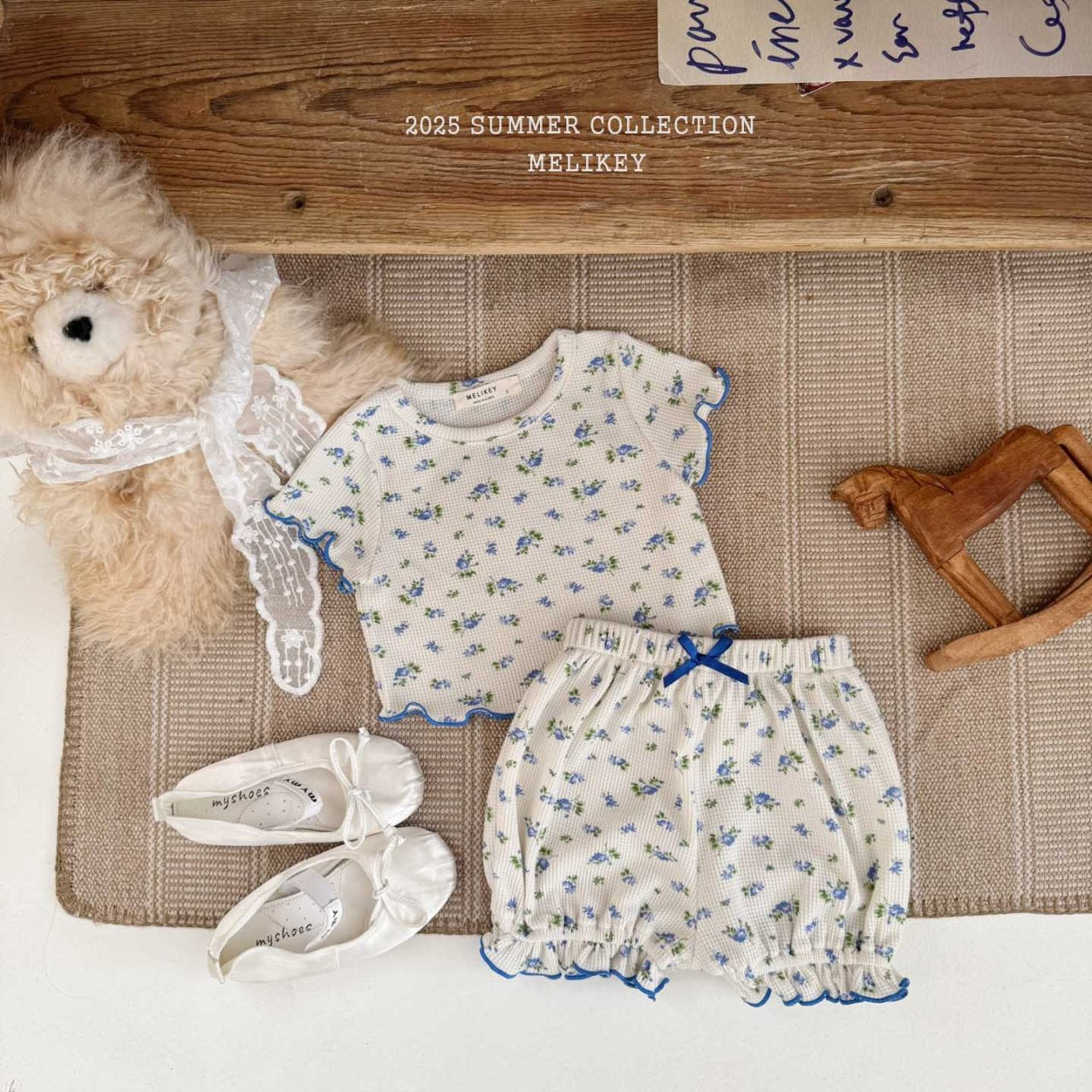 Country Pumpkin Shorts [Blue/S(2-3yr)]