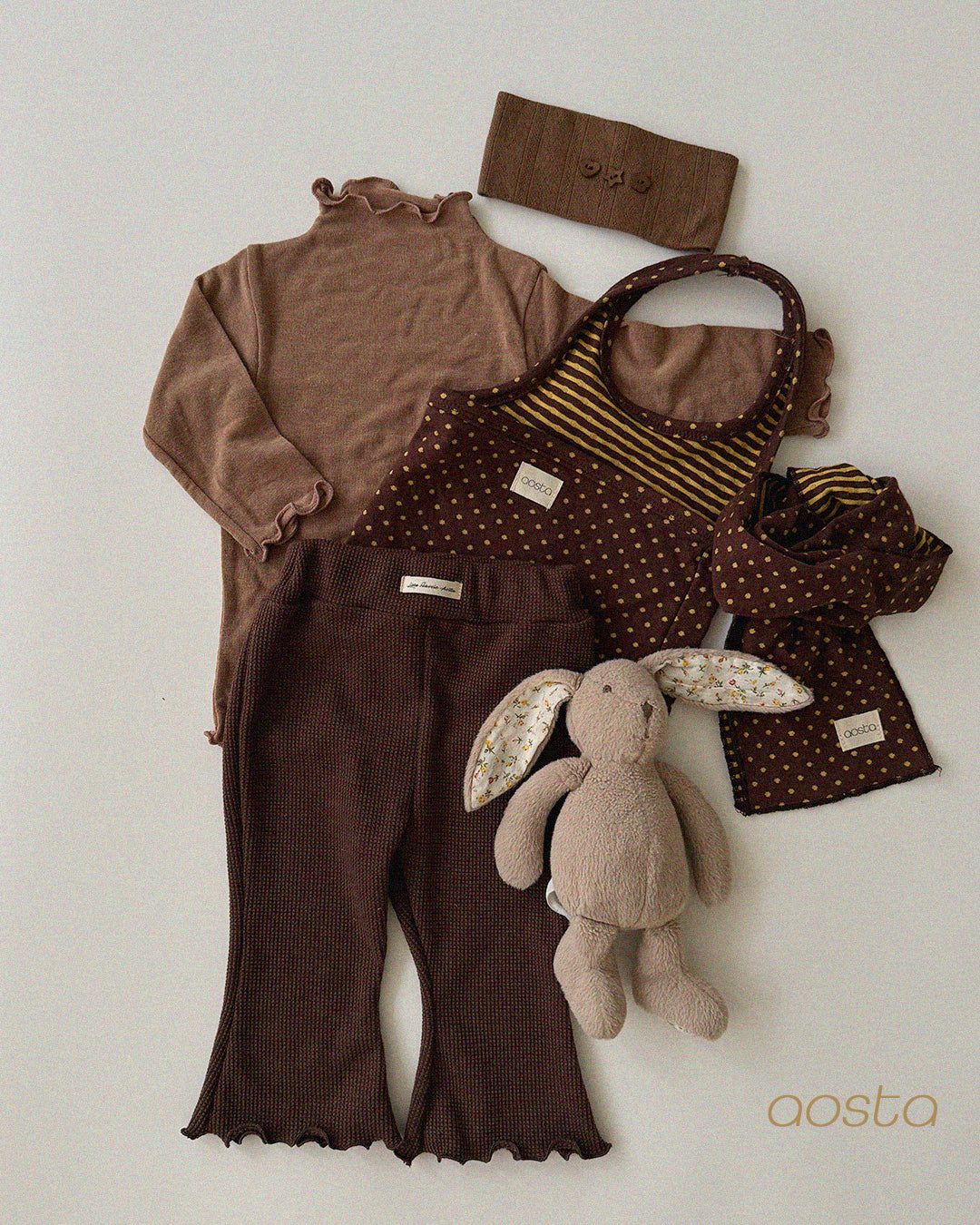 Soft T-Shirts [Brown/M(1-2yr)]