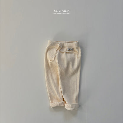 Cozy Ribbed Leggings [Blue, Beige/M(3-4yr)]
