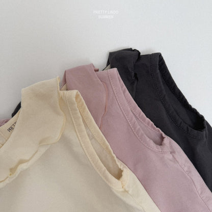 [PRE-ORDER] Frill Sleeveless T-Shirts