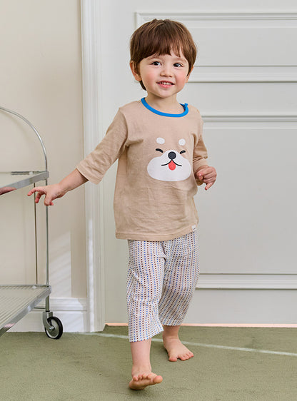 Animal Mesh 3/4 Home Wear Set
