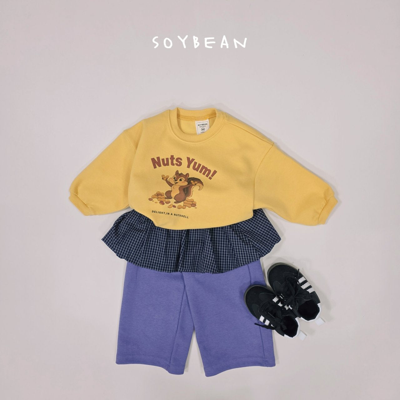 [PRE-ORDER] Check Pumpkin Wide Pants