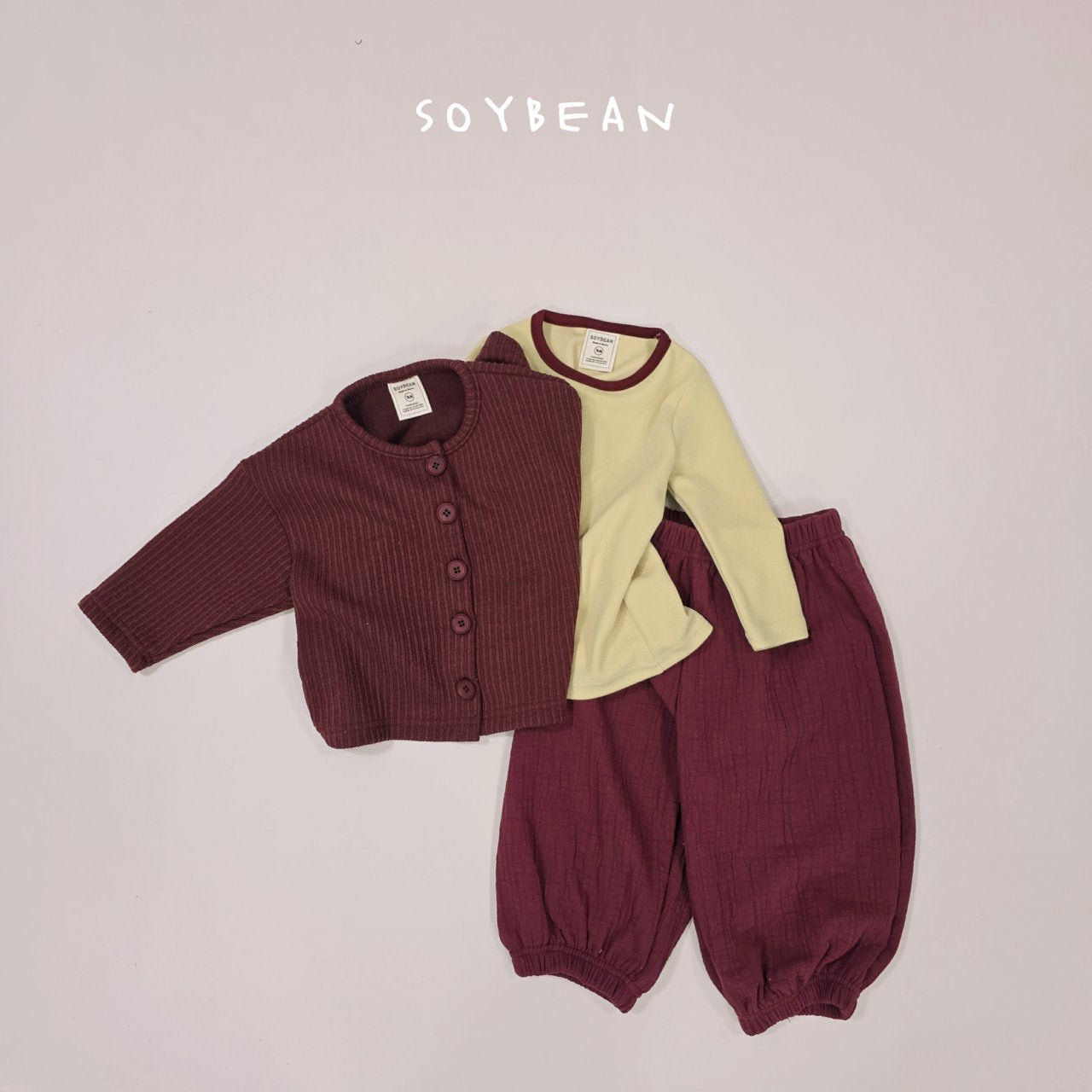 [PRE-ORDER] Daon Cardigan Top Bottom Set