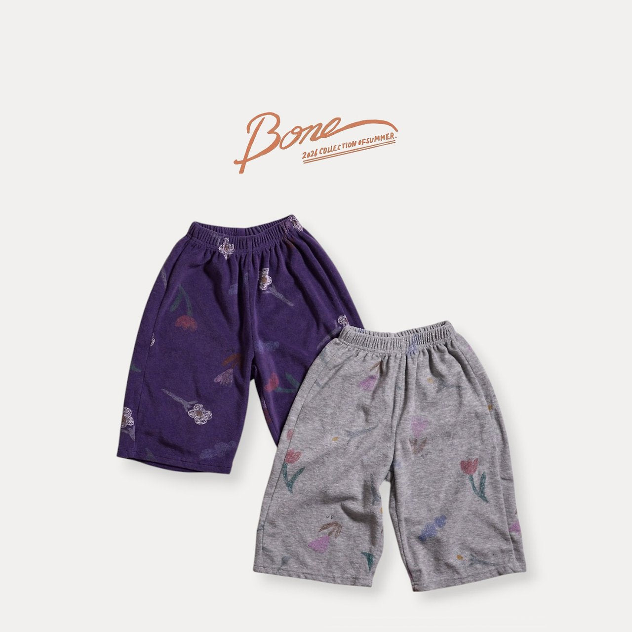 [PRE-ORDER] Creative Floral 3/4 Wide Pants