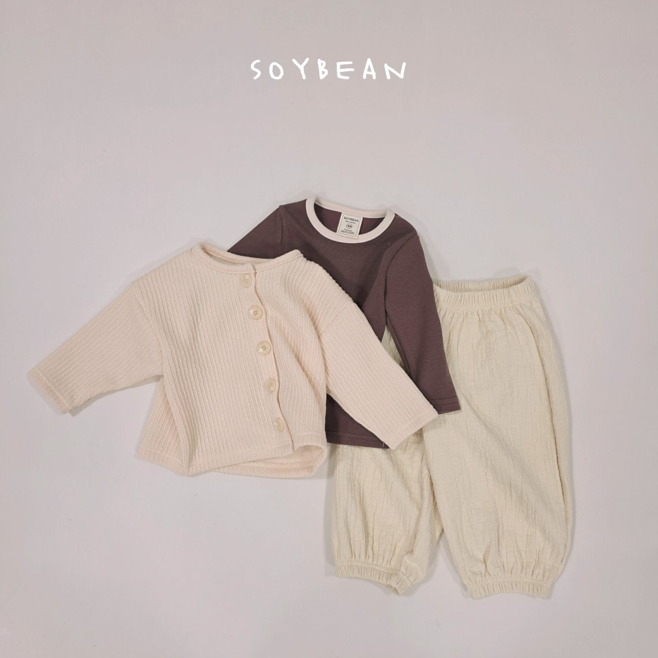 [PRE-ORDER] Daon Cardigan Top Bottom Set