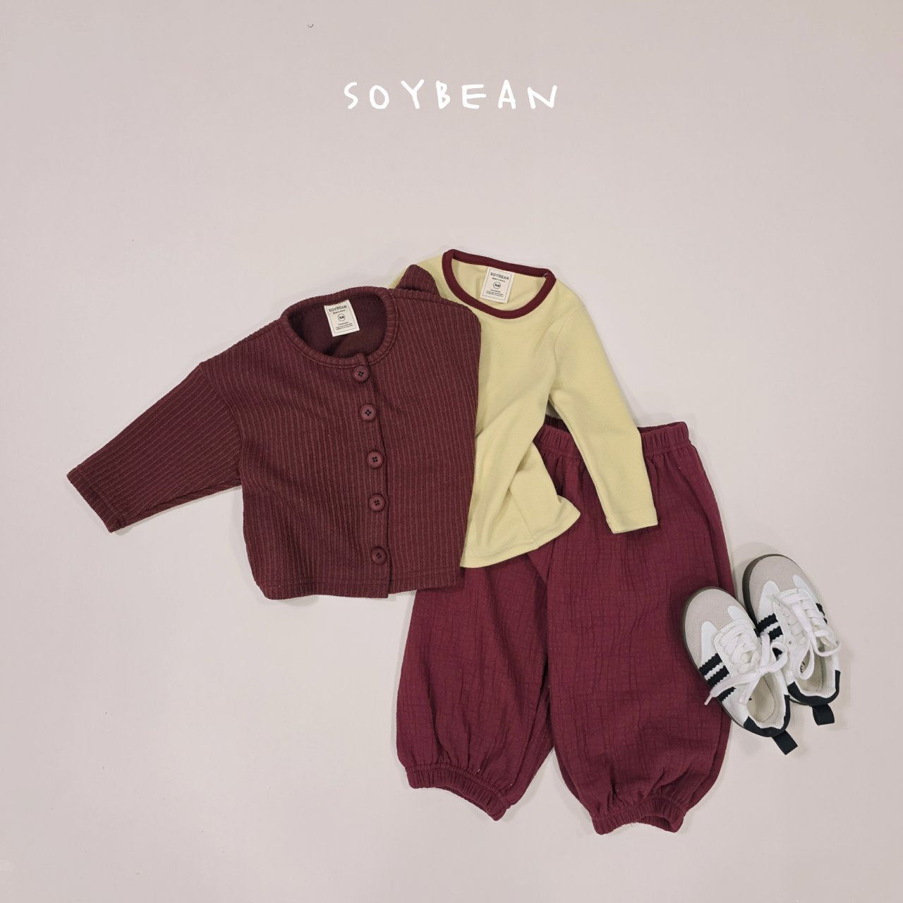 [PRE-ORDER] Daon Cardigan Top Bottom Set