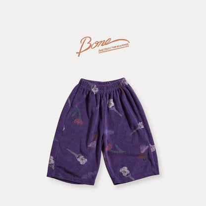 [PRE-ORDER] Creative Floral 3/4 Wide Pants